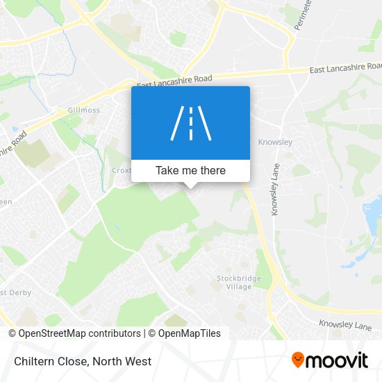 Chiltern Close map