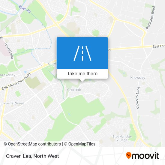 Craven Lea map