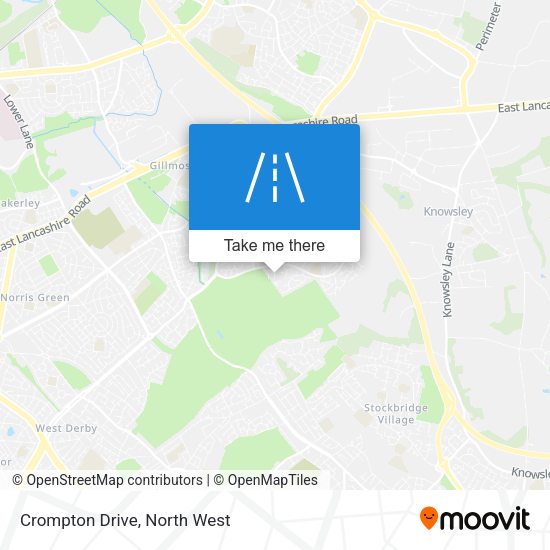 Crompton Drive map