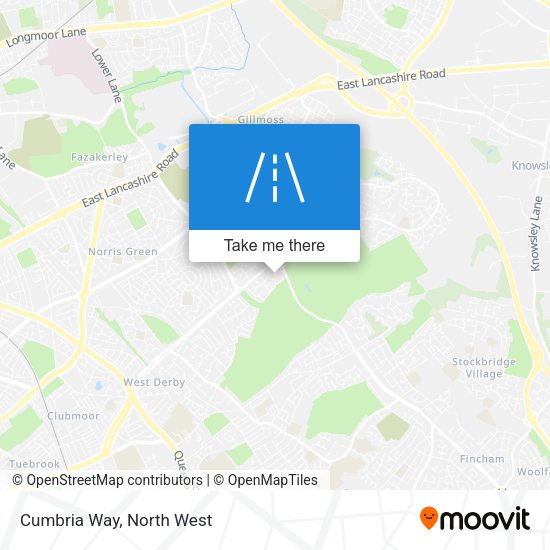Cumbria Way map