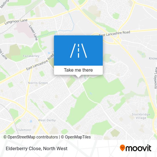 Elderberry Close map
