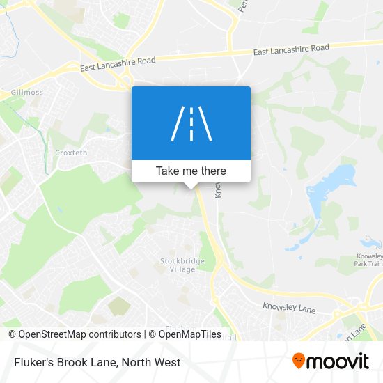 Fluker's Brook Lane map