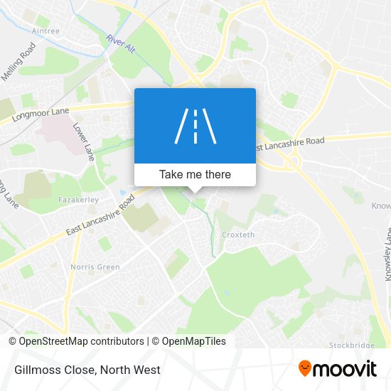 Gillmoss Close map