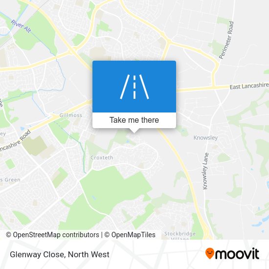 Glenway Close map