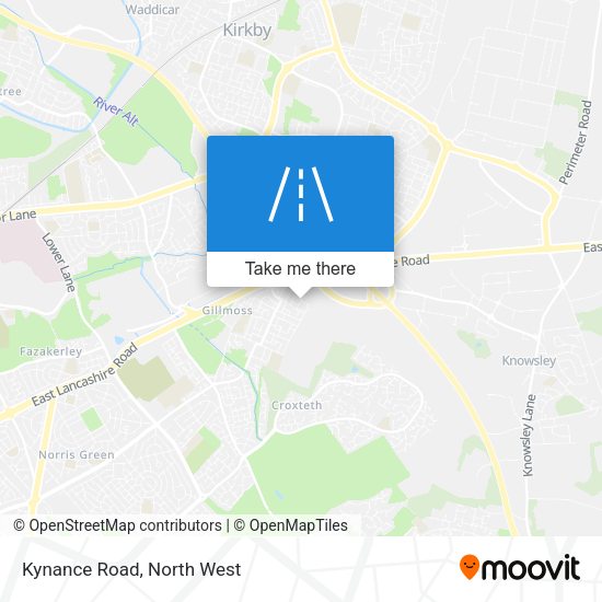 Kynance Road map