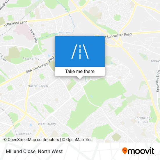 Milland Close map