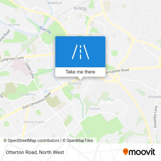 Otterton Road map