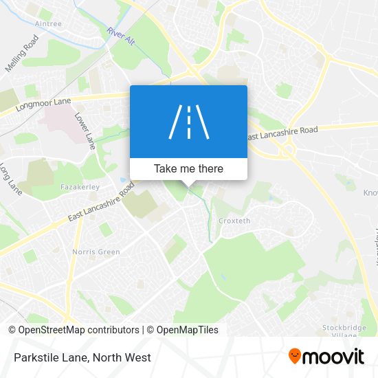 Parkstile Lane map
