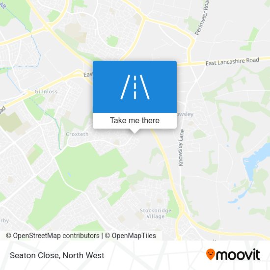 Seaton Close map