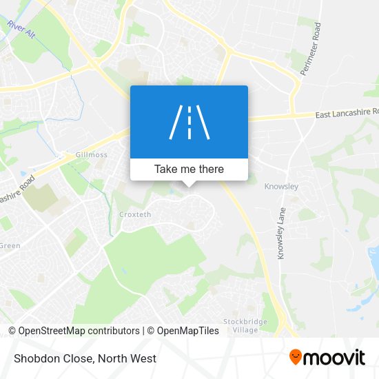 Shobdon Close map