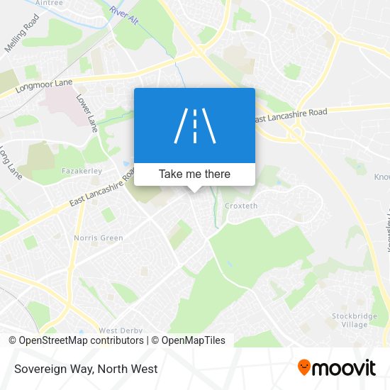 Sovereign Way map