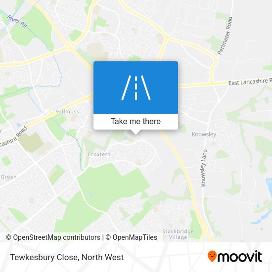 Tewkesbury Close map