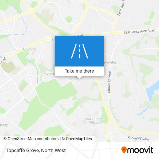 Topcliffe Grove map