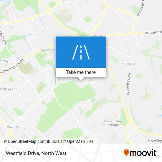 Westfield Drive map