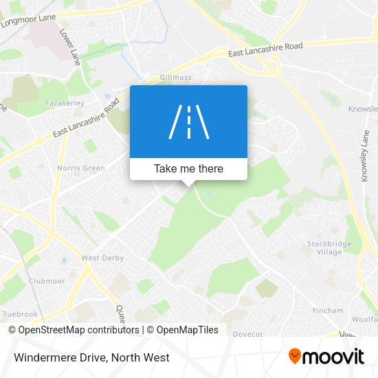Windermere Drive map