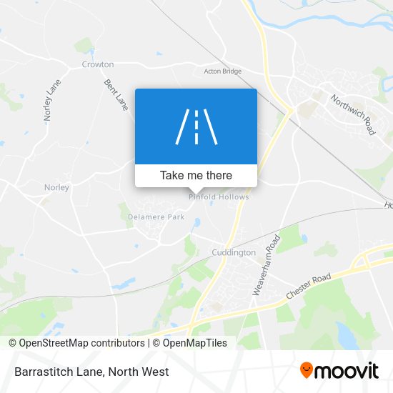 Barrastitch Lane map