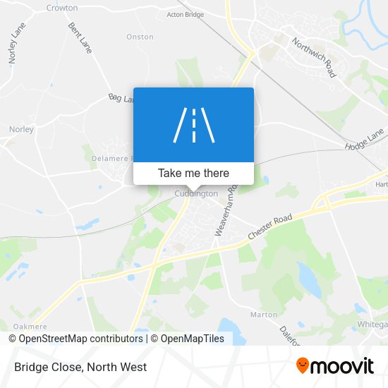 Bridge Close map