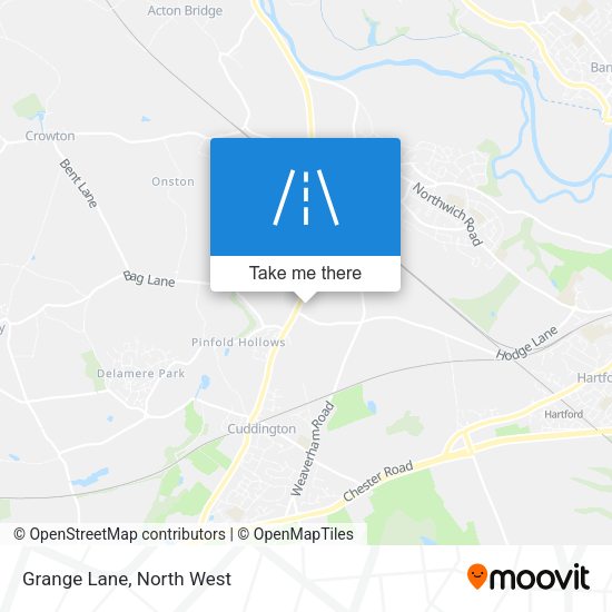 Grange Lane map
