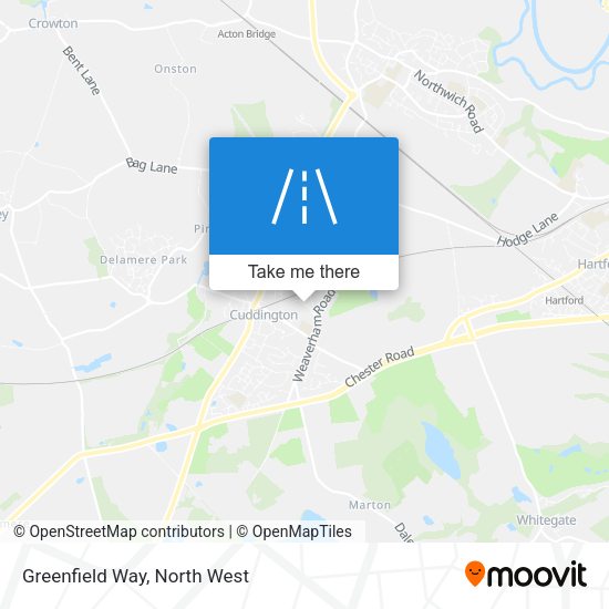 Greenfield Way map