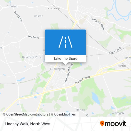 Lindsay Walk map