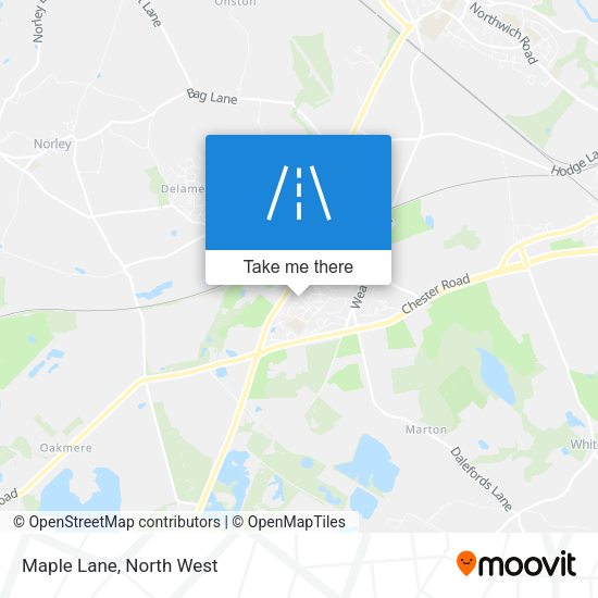 Maple Lane map