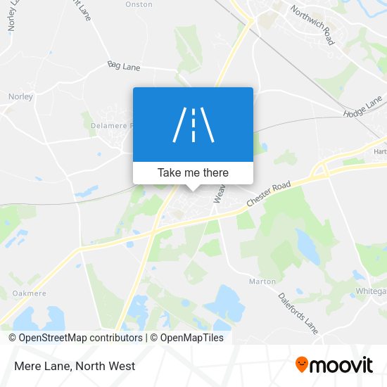 Mere Lane map