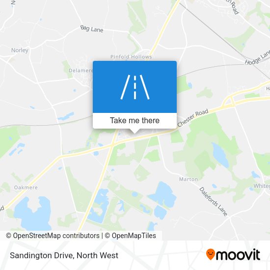 Sandington Drive map