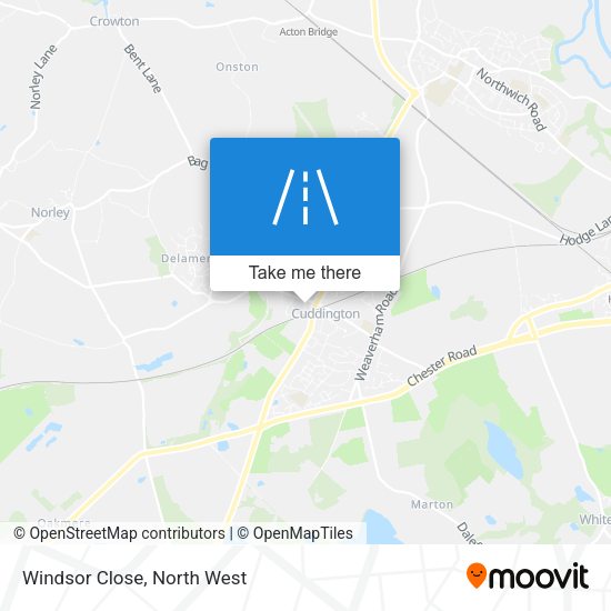 Windsor Close map