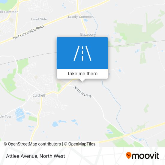 Attlee Avenue map