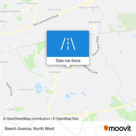 Beech Avenue map