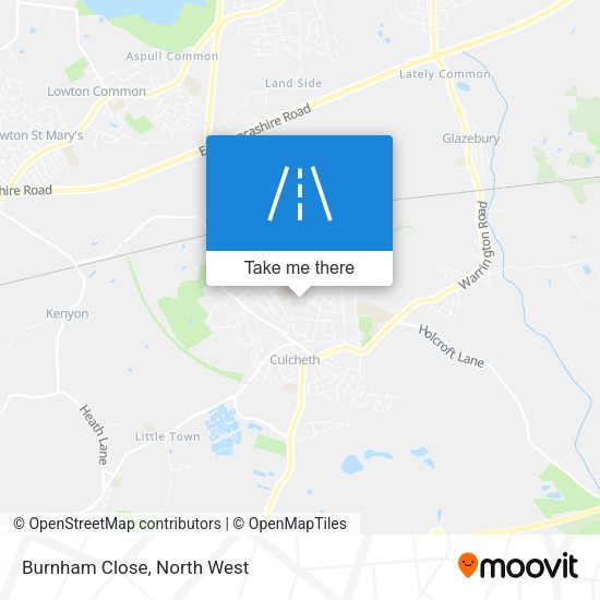 Burnham Close map