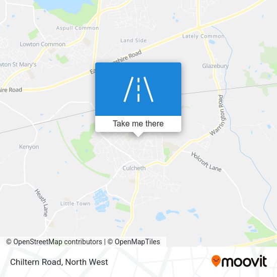 Chiltern Road map