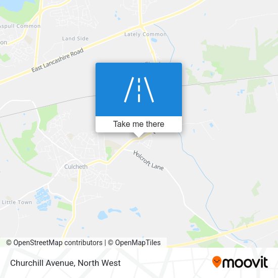 Churchill Avenue map