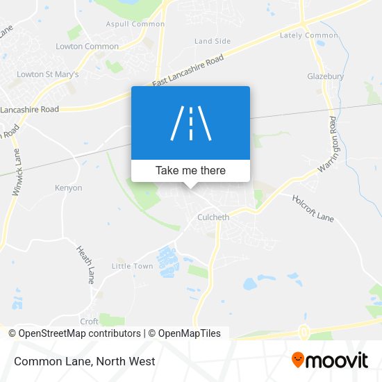 Common Lane map