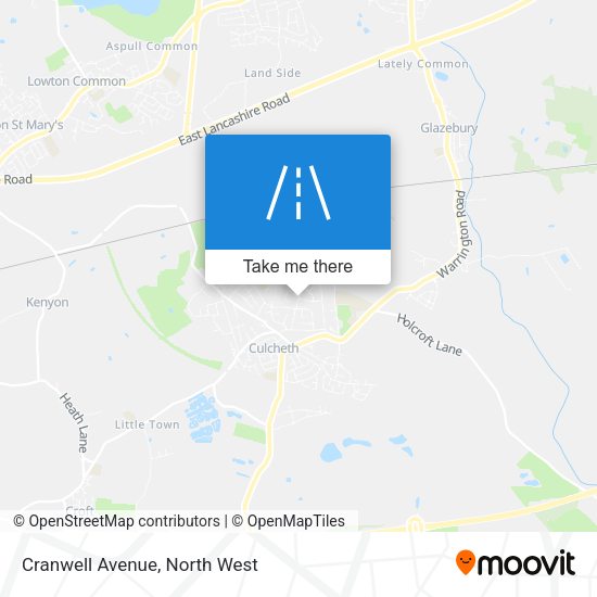 Cranwell Avenue map