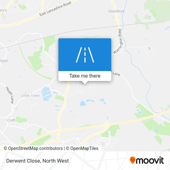 Derwent Close map