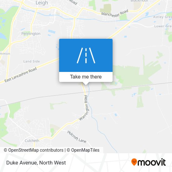 Duke Avenue map