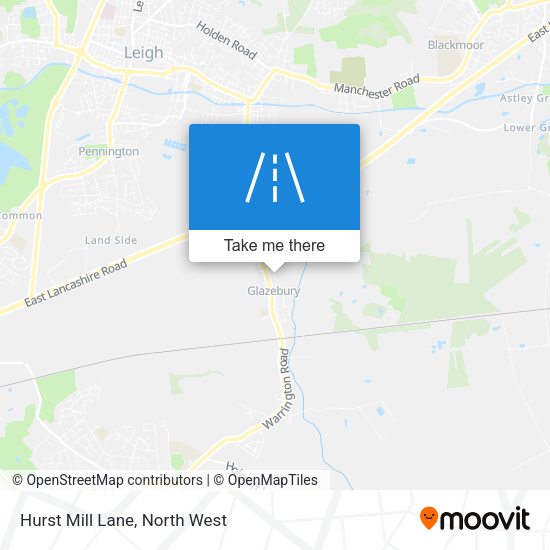 Hurst Mill Lane map
