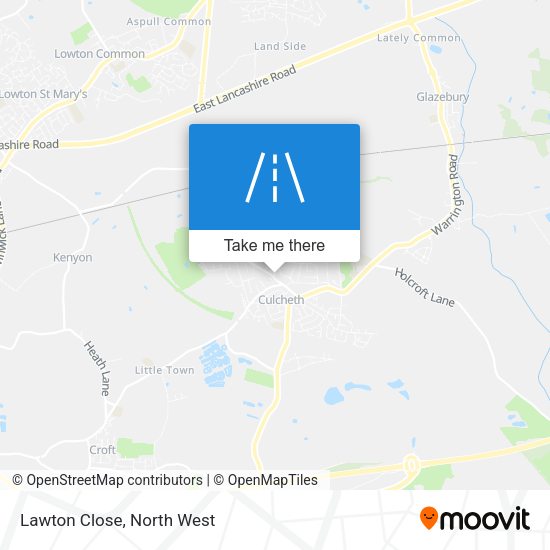Lawton Close map