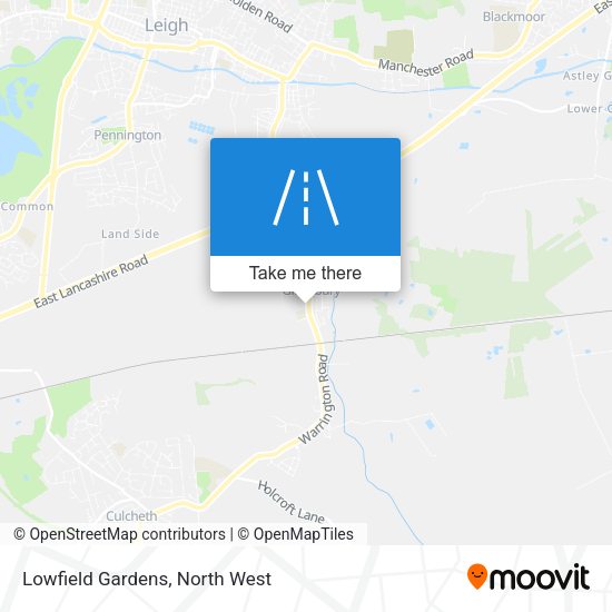 Lowfield Gardens map
