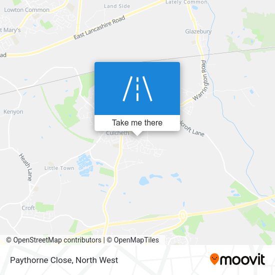 Paythorne Close map