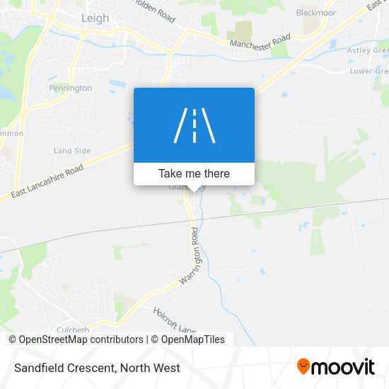 Sandfield Crescent map