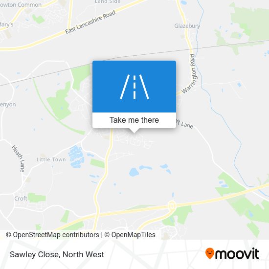 Sawley Close map