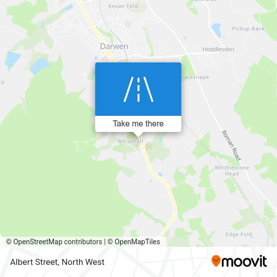 Albert Street map