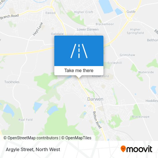 Argyle Street map
