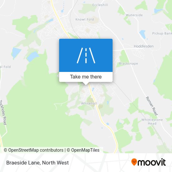 Braeside Lane map