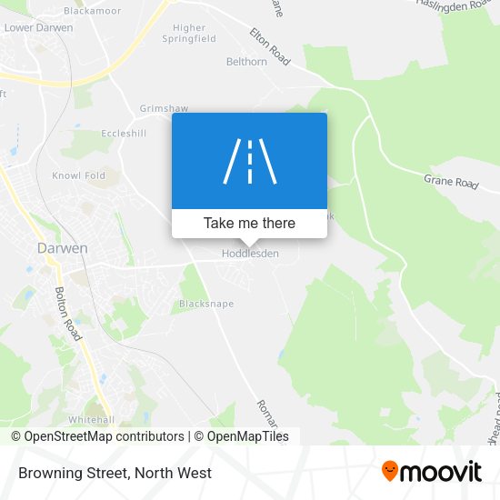 Browning Street map