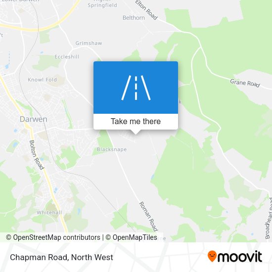 Chapman Road map