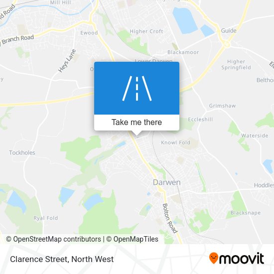 Clarence Street map