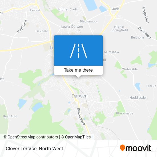 Clover Terrace map
